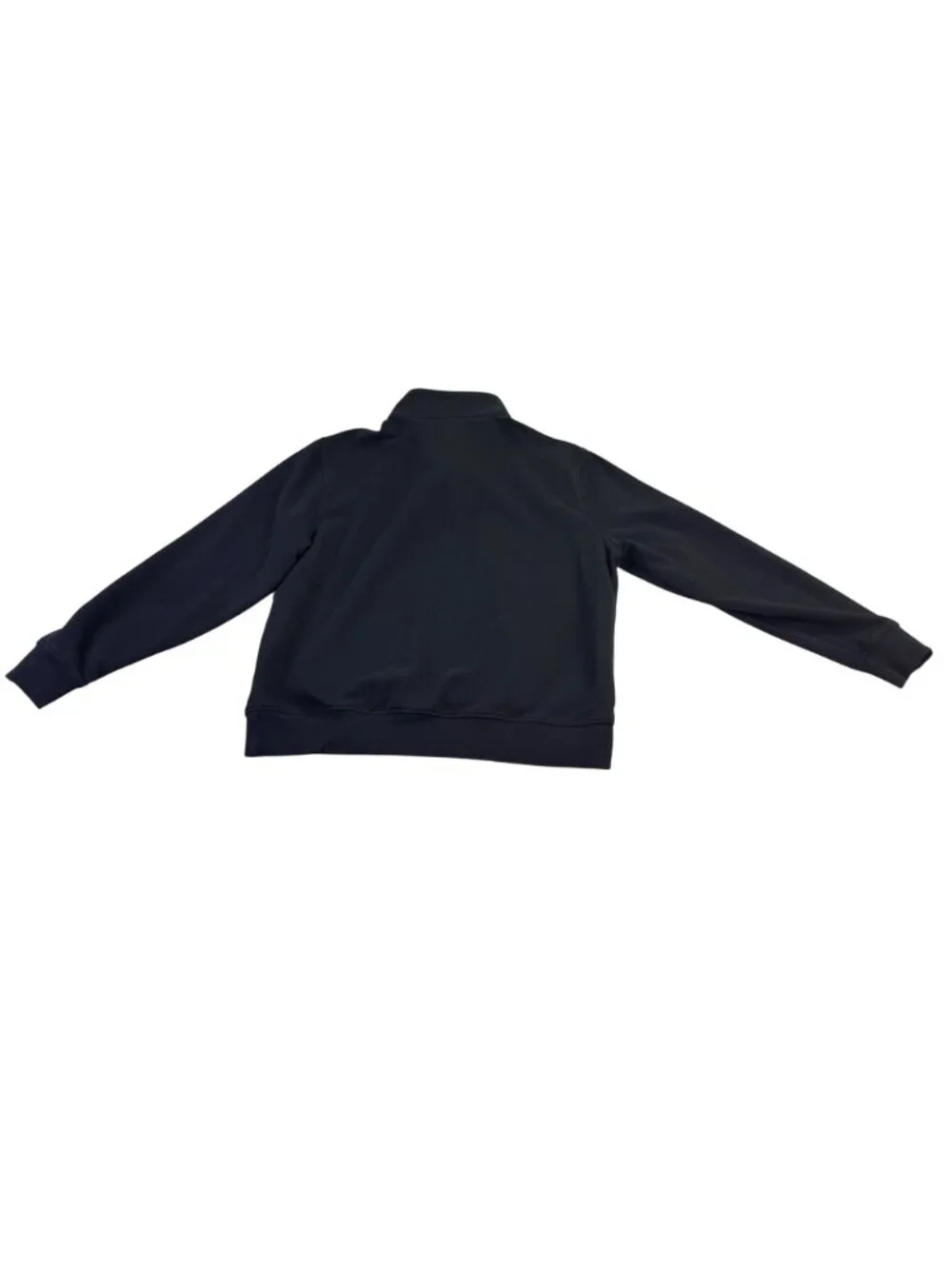 Michael Kors women  Black Cotton Quarter-Zip Sweatshirt Size XL